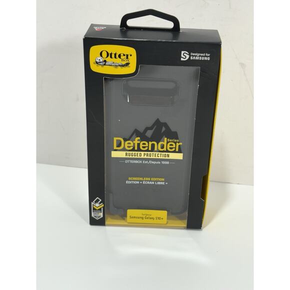 OtterBox DEFENDER SERIES Case & Holster for Samsung Galaxy S10+ Plus - Black